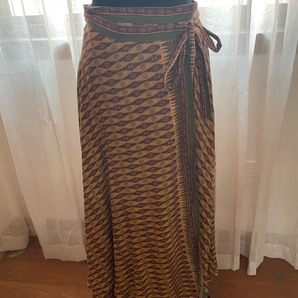This is a really cool wrap around skirt by Free People.